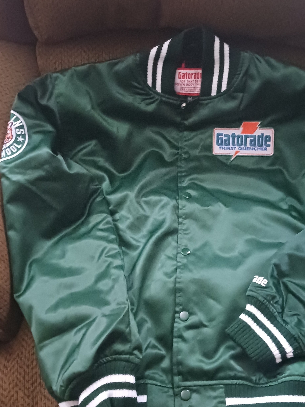 Gatorade x Stranger Things Upside Down Capsule Satin Retro Jacket Size Medium